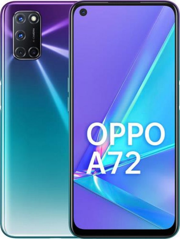 Oppo A72 128 GB Mor (Oppo Türkiye Garantili)