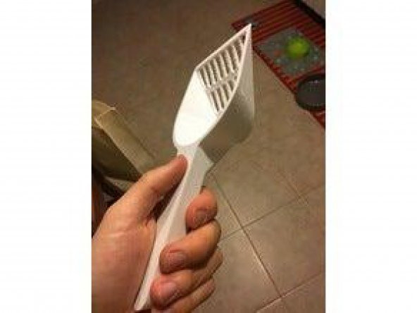 Topaklanan Kedi Kumu İçin Kürek Toprak Küreği Organik Plastikten - 2