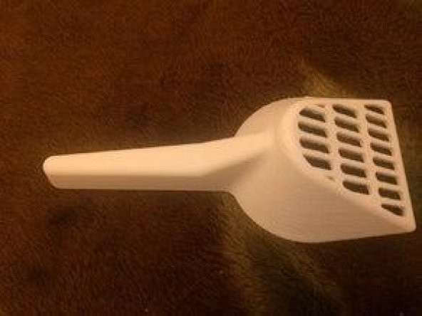 Topaklanan Kedi Kumu İçin Kürek Toprak Küreği Organik Plastikten - 3