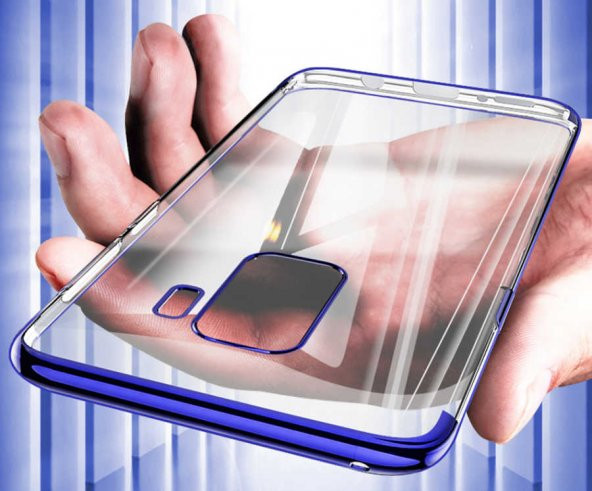 Galaxy S9 Kılıf Zore Dört Köşeli Lazer Silikon - 2