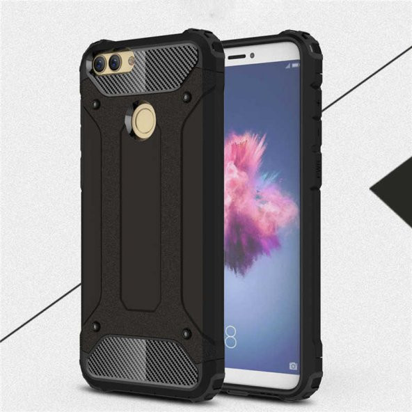 Huawei P Smart Kılıf Zore Crash Silikon Kapak - 4