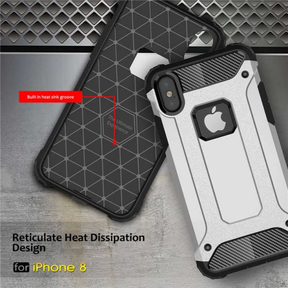 Apple iPhone X Kılıf Zore Crash Silikon Kapak - 3