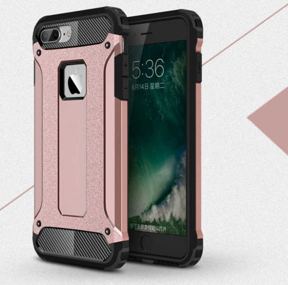 Apple iPhone 7 Plus Kılıf Zore Crash Silikon Kapak - 5