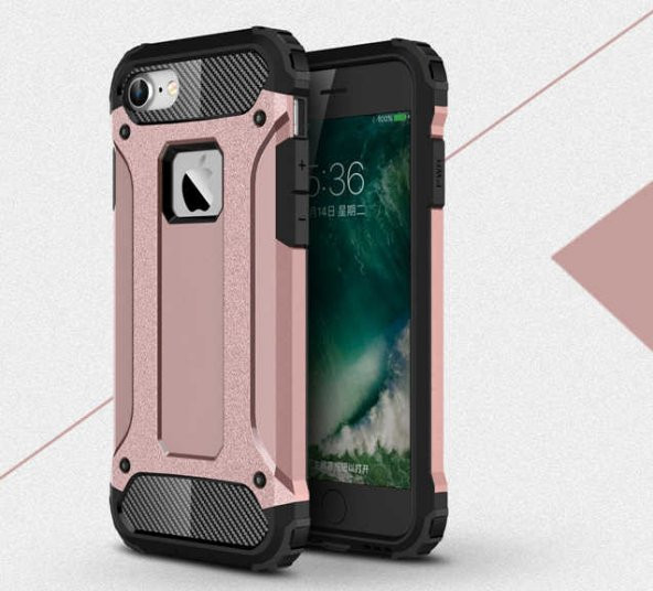 Apple iPhone 7 Kılıf Zore Crash Silikon Kapak - 5