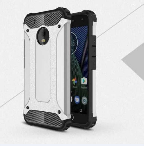 Lenovo Moto E4 Kılıf Zore Crash Silikon Kapak - 4