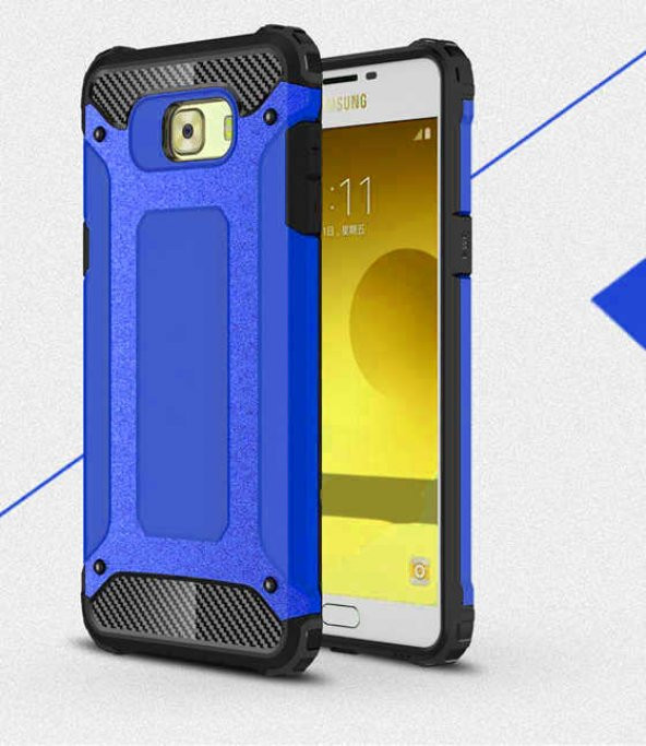 Galaxy C5 Pro Kılıf Zore Crash Silikon Kapak - 11