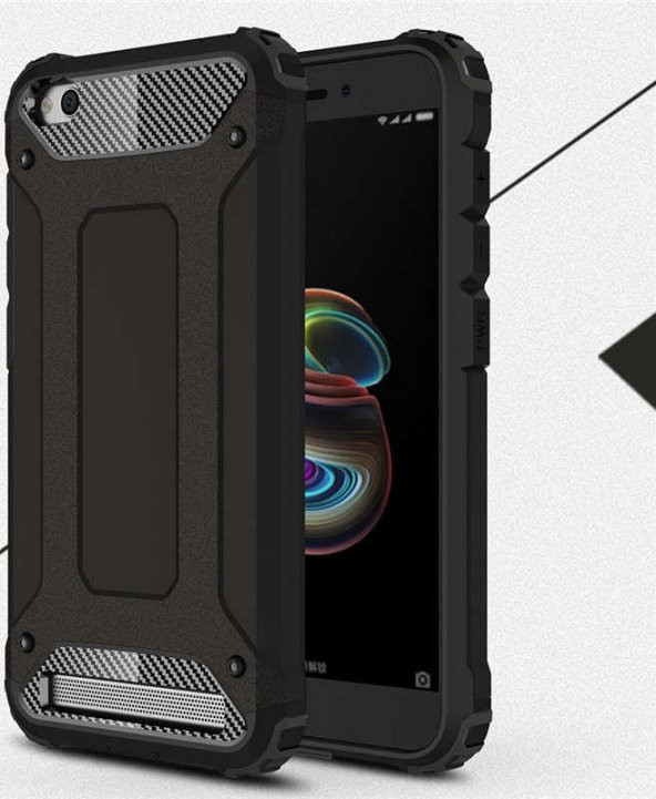 Xiaomi Redmi 5A Kılıf Zore Crash Silikon Kapak - 3