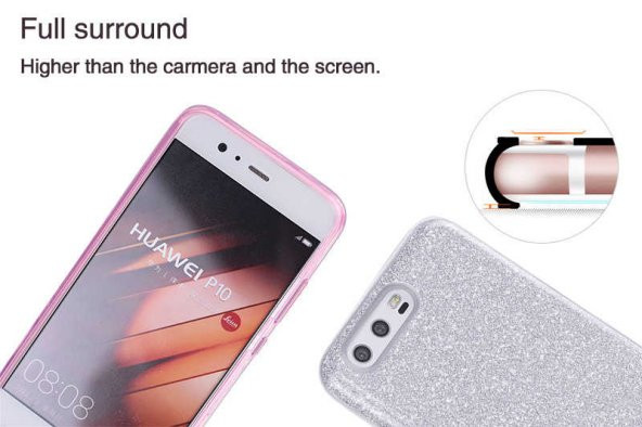 Huawei P10 Kılıf Zore Shining Silikon - 3