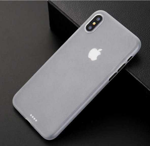 Apple iPhone X Kılıf Zore 1.Kalite PP Silikon - 7