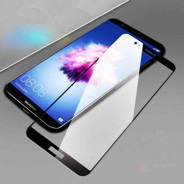 Huawei Y7 2018 Zore Kenarları Kırılmaya Dayanıklı Cam Ekran Koruyucu - 3