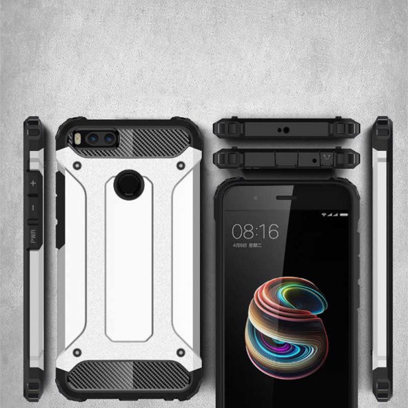 Xiaomi Mi 5X Kılıf Zore Crash Silikon - 3