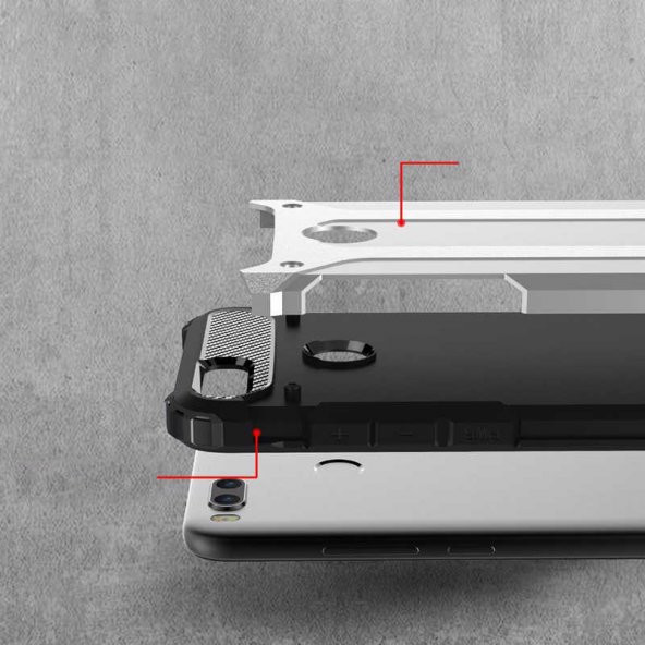 Xiaomi Mi 5X Kılıf Zore Crash Silikon - 4