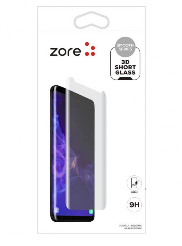 Galaxy S8 Zore 3D Short Glass Ekran Koruyucu