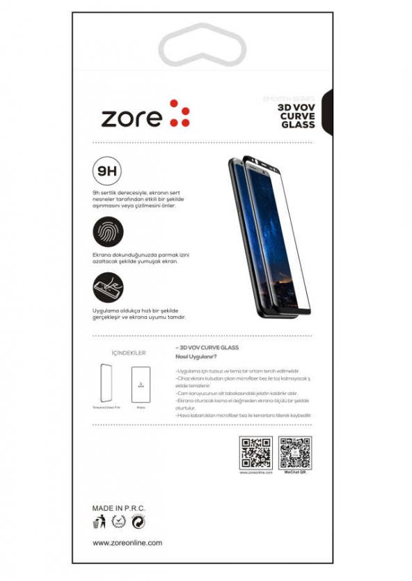 Galaxy S9 Plus Zore 3D Vov Curve Glass Ekran Koruyucu - 2