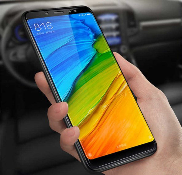 Xiaomi Redmi Note 5 Pro Zore Kenarları Kırılmaya Dayanıklı Cam Ekran Koruyucu - 2