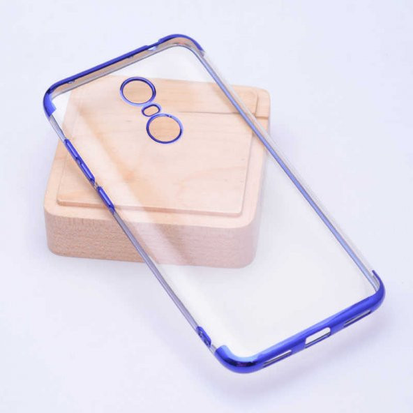 Xiaomi Redmi 5 Plus Kılıf Zore Dört Köşeli Lazer Silikon - 5