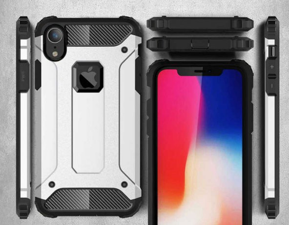 Apple iPhone XR 6.1 Kılıf Zore Crash Silikon - 2