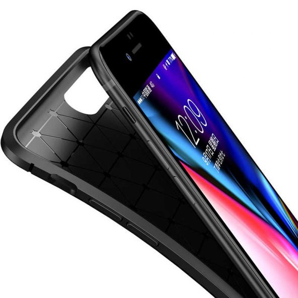 Apple iPhone 7 Plus Kılıf Zore Negro Silikon - 4