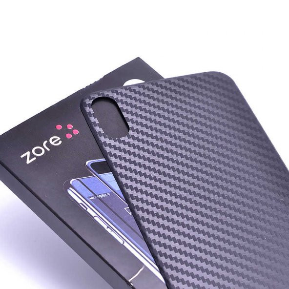 Apple iPhone X Zore Kavisli Arka Karbon Koruyucu Jelatin - 7