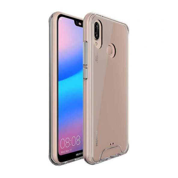 Huawei P20 Lite Kılıf Zore Gard Silikon - 2