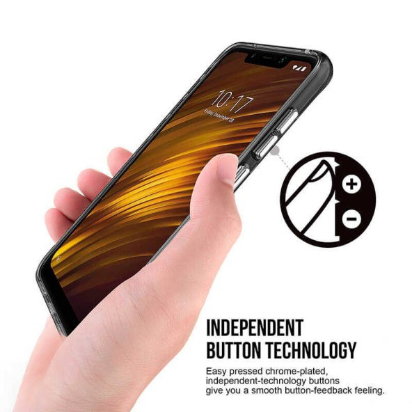 Xiaomi Pocophone F1 Kılıf Zore Gard Silikon - 3