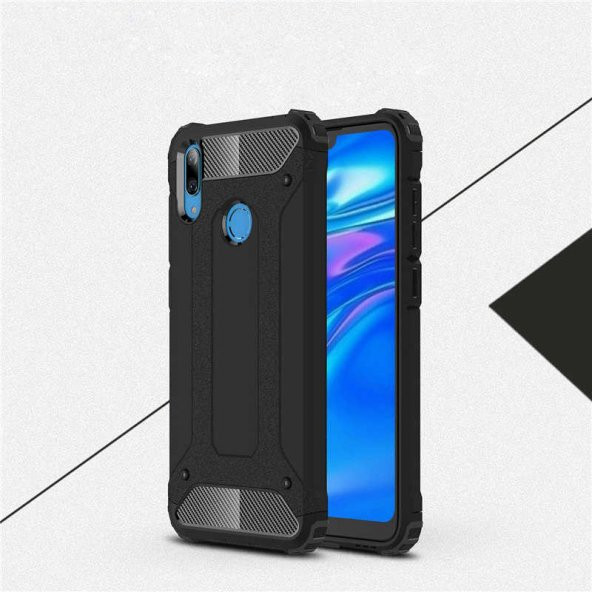 Huawei Y7 Prime 2019 Kılıf Zore Crash Silikon - 4