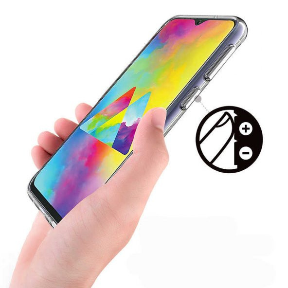 Galaxy M20 Kılıf Zore Gard Silikon - Resim 3