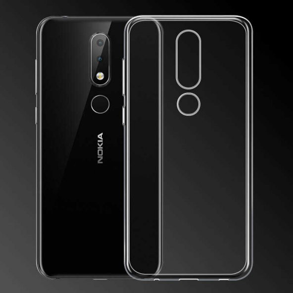 Nokia 5.1 Plus Kılıf Zore Süper Silikon - 2