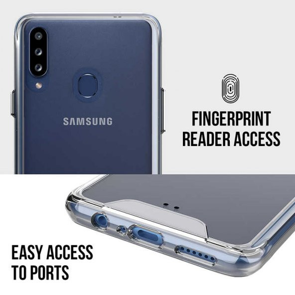 Galaxy A20S Kılıf Zore Gard Silikon - 3