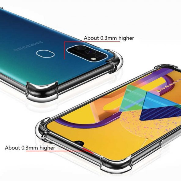 Galaxy M30S Kılıf Zore Nitro Anti Shock Silikon - 3