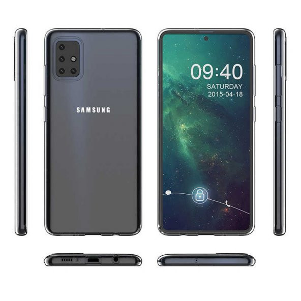 Galaxy A71 Kılıf Zore Süper Silikon - 2