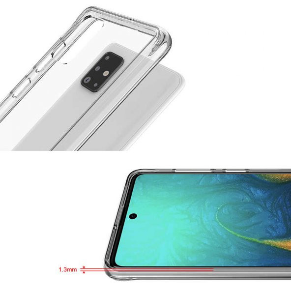 Galaxy A51 Kılıf Zore Gard Silikon - 4