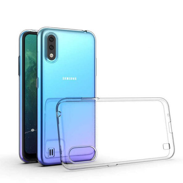 Galaxy A01 Kılıf Zore Süper Silikon - 2