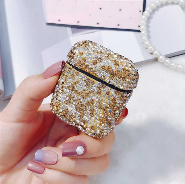 Apple Airpods Kılıf Zore Diamond Silikon - 5