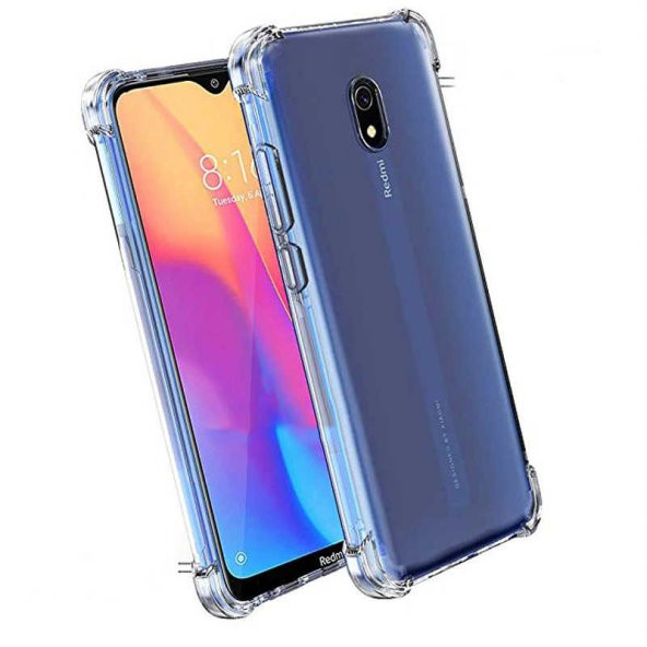 Xiaomi Redmi 8A Kılıf Zore Nitro Anti Shock Silikon