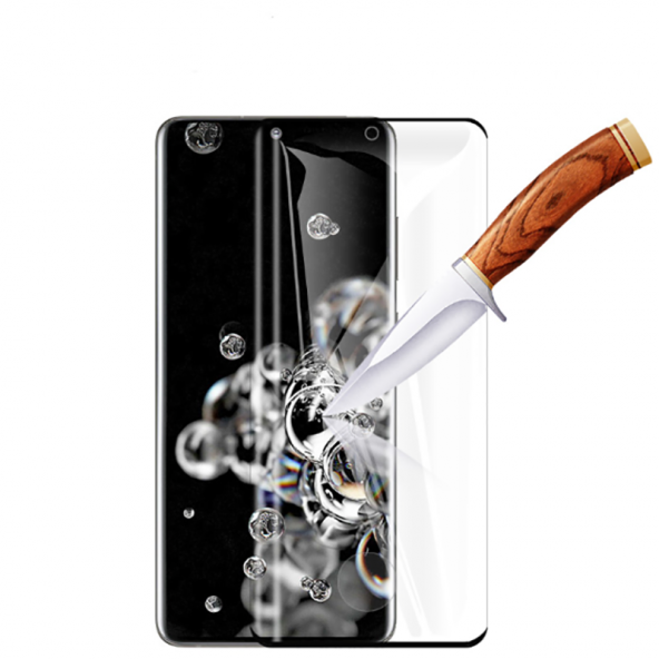 Galaxy S20 Ultra Zore Süper Pet Ekran Koruyucu Jelatin - 3