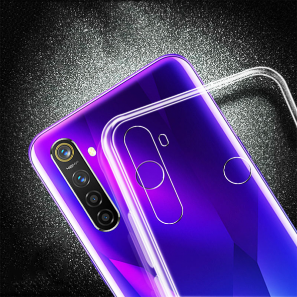 Realme 5 Pro Kılıf Zore Süper Silikon - 4