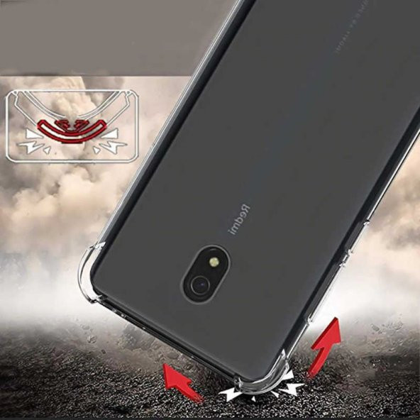 Xiaomi Redmi 8A Kılıf Zore Nitro Anti Shock Silikon - 7