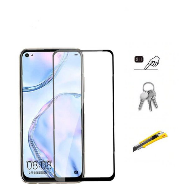 Huawei P40 Lite Zore Kenarları Kırılmaya Dayanıklı Cam Ekran Koruyucu - 2
