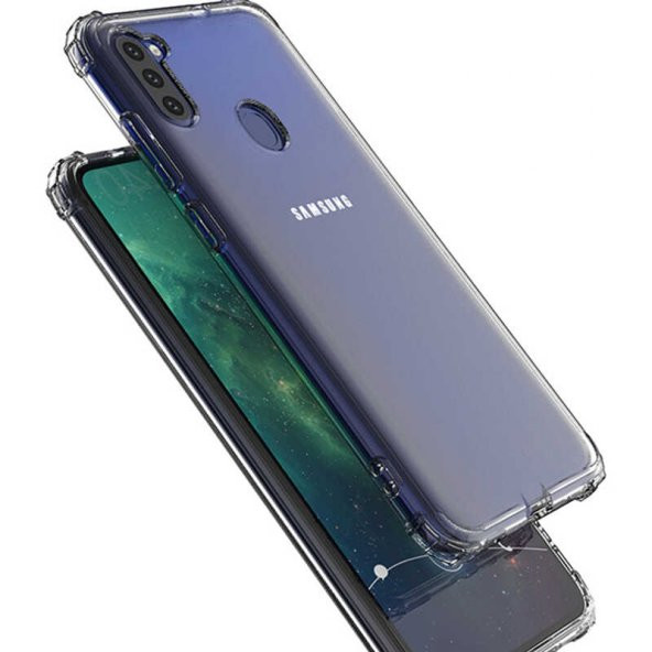Galaxy M11 Kılıf Zore Nitro Anti Shock Silikon - 4