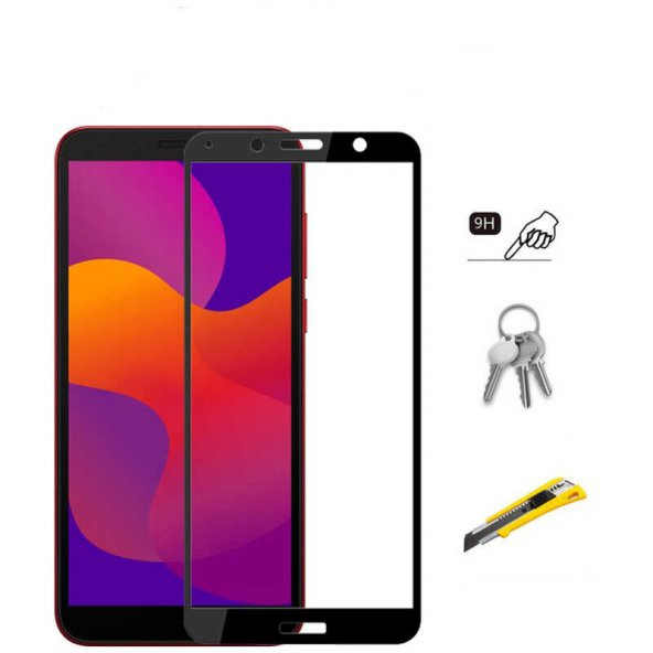 Huawei Y5P Zore Kenarları Kırılmaya Dayanıklı Cam Ekran Koruyucu - 2