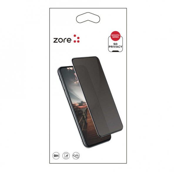 Oppo A31 Zore New 5D Privacy Temperli Ekran Koruyucu