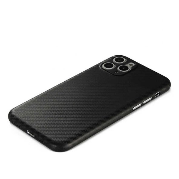 Apple iPhone 11 Pro Max Kılıf Zore Karbon PP Kapak - 4