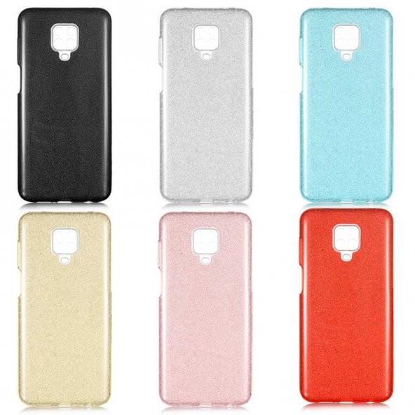 Xiaomi Redmi Note 9S Kılıf Zore Shining Silikon - 4