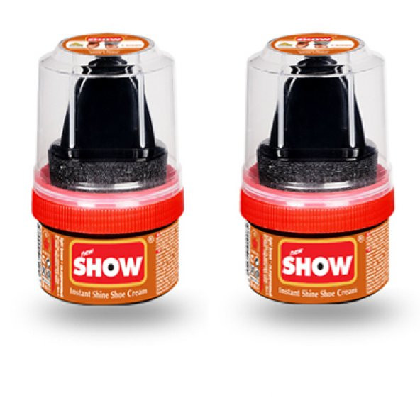 AÇIK KAHVE 2 ADET SHOW AYAKKABI BOYASI 50 ML
