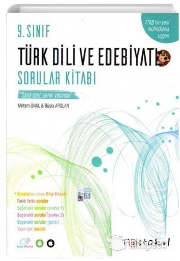 9. Sınıf Türk Dili ve Edebiyatı Soru Bankası Test Okul Yayınları