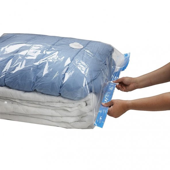 (3 ADET) EN BÜYÜK BOY (100 cm x 130 cm) VAKUMLU POŞET - VAKUMLU HURÇ - VAKUMLU TORBA - 2