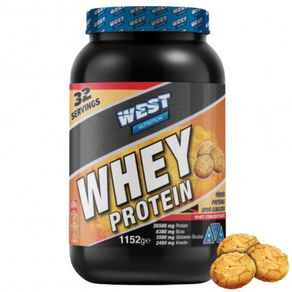 1 HEDİYE West Whey Protein Tozu 1152 gram 32 Servis