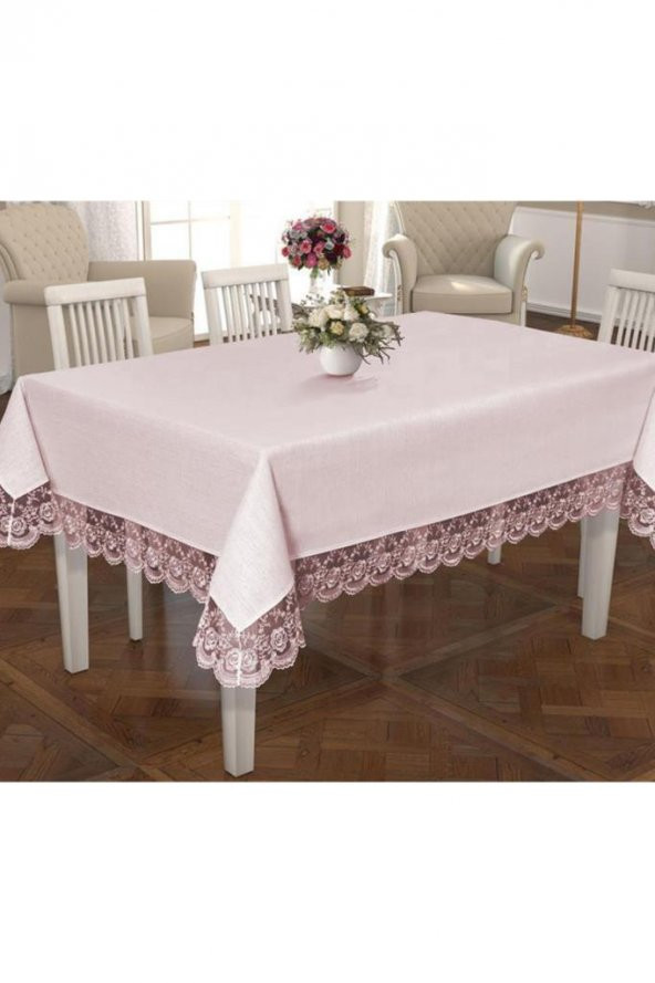 Çeyiz Diyarı Kure Masa Örtüsü Pudra - 2