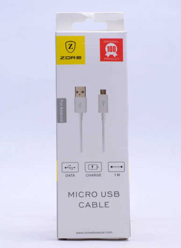 Evastore Silver Micro Usb Kablo Z-01